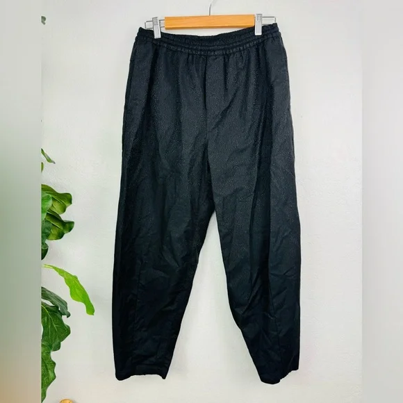 Lululemon Lab Series Terra Cosmos Fall 23 Jacquard Leopard Print Black Trousers - Picture 4 of 14